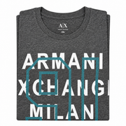 Men's T-Shirt – Milan & New York Graphic, Grey