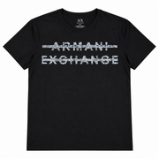 Men's T-Shirt – Iconic Logo Streetwear Style, Black