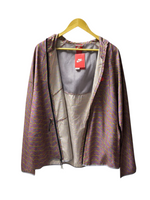 Men's Lightweight Hooded Windbreaker – Multicolor Reflective Design