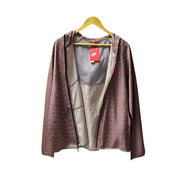 Men's Lightweight Hooded Windbreaker – Multicolor Reflective Design