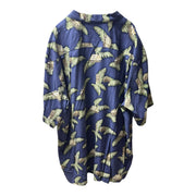 Men's Hut Couture Silk Shirt – Luxurious & Tropical, Blue