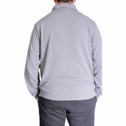 Men's Long Sleeve Polo – Classic & Versatile, Grey