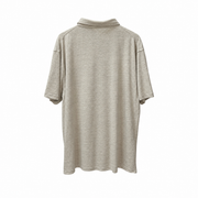 Men's Linen Polo Shirt – Breathable & Stylish, Beige