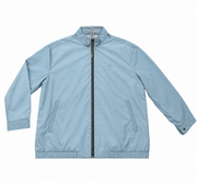 Men's Long Sleeve Zippered Wind Breaker Jacket, Baby Blue