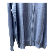 Men's Wool Zip-Up Sweater – Ultra Lightweight & Stylish, Baby Blue