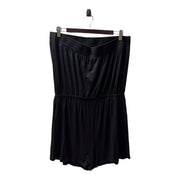 Women's Strapless Black Playsuit – Effortless Summer Style