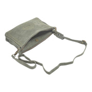 Handmade Olive Leather Sling Bag – Timeless Craftsmanship & Style