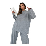Women's Two-Piece Knit Lounge Set – Effortless Comfort