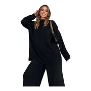 Women's Two-Piece Knit Lounge Set – Effortless Comfort