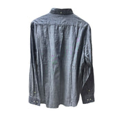 Men's Button-Down Shirt – Classic Sportswear Rugger, Indigo Blue
