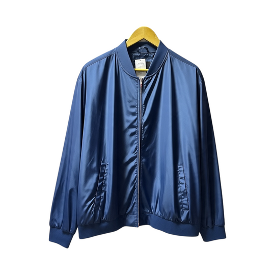 Men's Bomber Jacket – Sleek & Versatile, Blue
