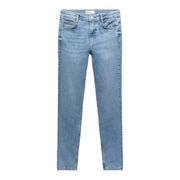 Women's Mid-Rise Sculpt Blue Jeans – Flattering Skinny Fit