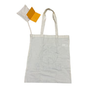 Foldable Cotton Tote Bag, Off-White