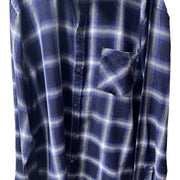Men's  Plaid Shirt – Classic & Lightweight, Navy