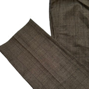Men's Striped Wool Trousers – Classic & Sophisticated, Brown