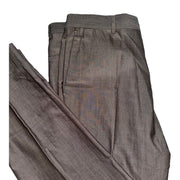 Men's Solid Wool Trousers – Elegant & Timeless, Brown