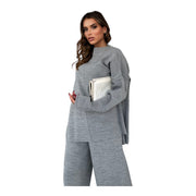Women's Two-Piece Knit Lounge Set – Effortless Comfort