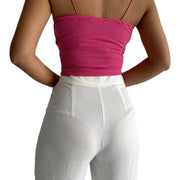 Women's Spaghetti Strap Crop Top – Sleek & Stylish