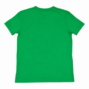 Men's Slim Fit Brand Logo Round Neck T-Shirt, Green
