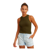 Women's Ribbed Sleeveless Top – Casual Essential