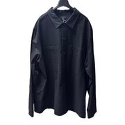 Men's Winter Casual Shirt – Premium Cotton, Black