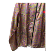 Men's Lightweight Hooded Windbreaker – Multicolor Reflective Design