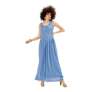 Women's Elegant Chiffon Maxi Dress – Effortless Grace