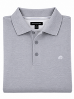 Men's Long Sleeve Polo – Classic & Versatile, Grey