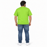 Men's Brand Name Logo Crew Neck T-Shirt, Bright Green