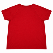 Men's Graphic Print Round Neck T-Shirt, Mahogany Red