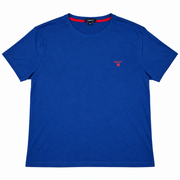 Men's Brand Name Logo Round Neck T-Shirt