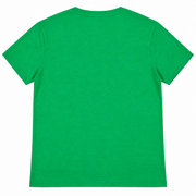 Men's Graphic Print Round Neck T-Shirt, Grass Green