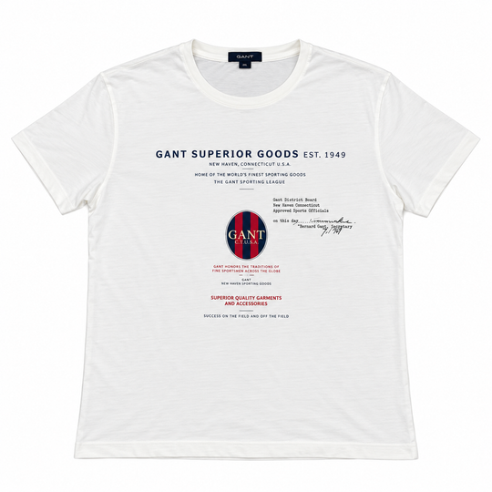 Men's Graphic Regular Fit T-Shirt, White