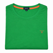 Men's Brand Name Logo Round Neck T-Shirt