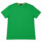 Men's Brand Name Logo Round Neck T-Shirt
