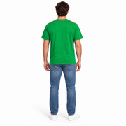 Men's Brand Name Logo Round Neck T-Shirt