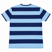 Men's Block Stripe Round Neck T-Shirt