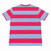 Men's Block Stripe Round Neck T-Shirt
