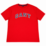Men's Logo T-Shirt – Classic American Sportswear Vibe, Red
