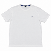Men's Brand Name Logo Round Neck T-Shirt