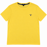 Men's Brand Name Logo Round Neck T-Shirt