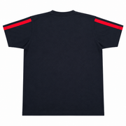 Men's Graphic Print Crew Neck T-Shirt, Navy