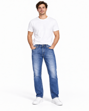 Men's Slim Fit Stretch Denim – Classic Everyday Comfort