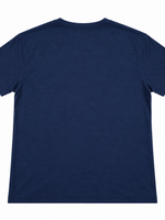 Men's V-Neck T-Shirt – Ultra-Light Cotton Comfort, Navy