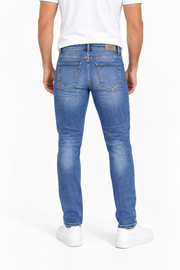 Men's Slim Fit Distressed Jeans