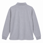 Men's Long Sleeve Polo – Classic & Versatile, Grey