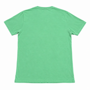 Men's Graphic Print Scoop Neck T-Shirt, Light Green