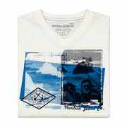 Men's Graphic T-Shirt – Coastal Vibes in Off-White