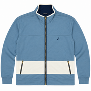 Men’s Full-Zip Cotton Jacket, Blue