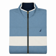 Men’s Full-Zip Cotton Jacket, Blue